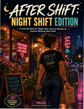 After Shift Night Shift Edition coloring book cover