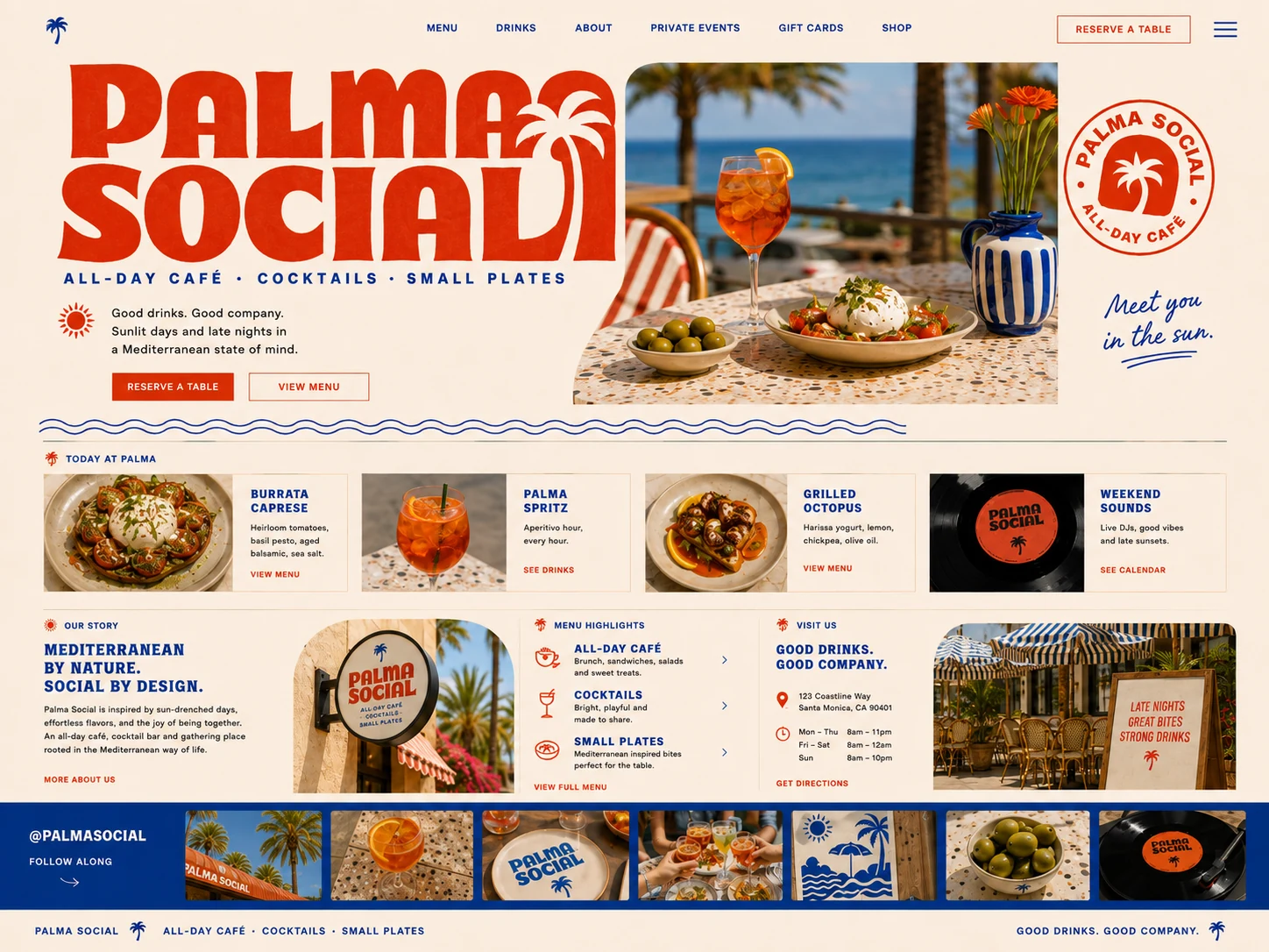 PALMA SOCIAL website